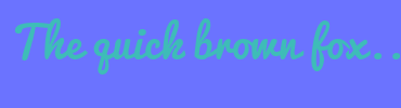 Image with Font Color 3EBCB8 and Background Color 6B73FF